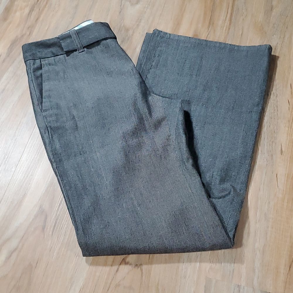 💜Gap Dark Gray Stretch Midrise Wool Blend Pants Size 4
